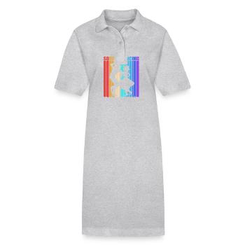 Square Dance - Stanley/Stella Frauen Bio-Polokleid PAIGER - Schwarz - Vorne