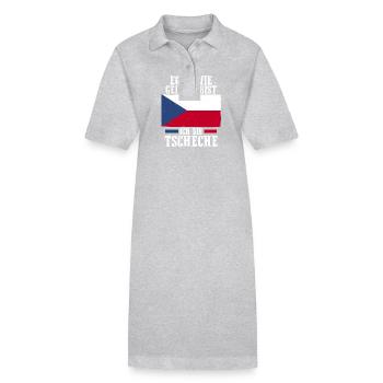 Tschechen Tschechisch Tschechien - Stanley/Stella Frauen Bio-Polokleid PAIGER - Schwarz - Vorne
