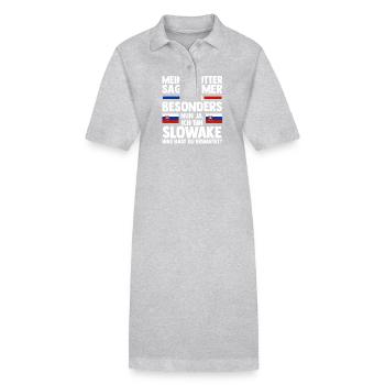Slovakia Slovakia - Stanley/Stella PAIGER Organic Women’s Polo Dress - black - Front