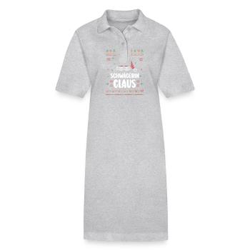 Weihnachten Weihnachtsmann Schwägerin Claus - Stanley/Stella Frauen Bio-Polokleid PAIGER - Schwarz - Vorne