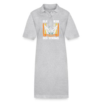 Master Electrician Electrical Engineer Electrician - Stanley/Stella PAIGER Organic Women’s Polo Dress - black - Front