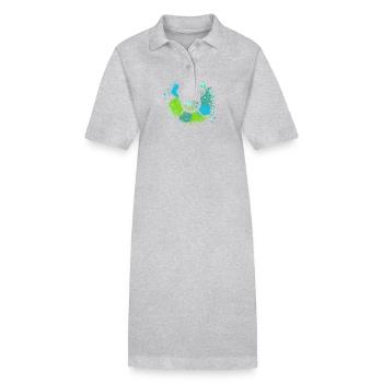 Darts player Darts - Stanley/Stella PAIGER Organic Women’s Polo Dress - black - Front