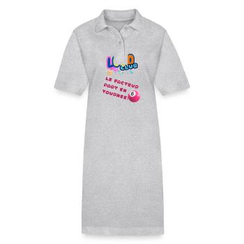 LOTO - BINGO - 6 - LE FACTEUR PART EN TOURNEE - Robe polo bio PAIGER Stanley/Stella Femme - noir - Devant