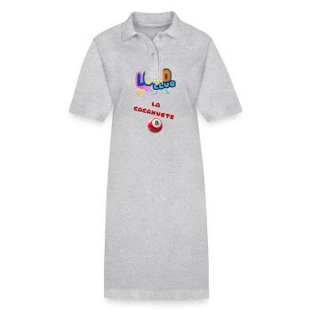 LOTO - BINGO - 8 - LA CACAHUETE - Robe polo bio PAIGER Stanley/Stella Femme - noir - Devant
