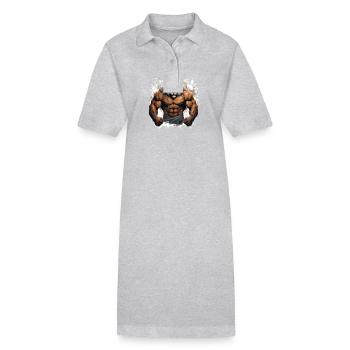 Tiger Muscles Bodybuilding Beast - Robe polo bio PAIGER Stanley/Stella Femme - noir - Devant