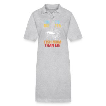 Aquarium Aquarist - Stanley/Stella PAIGER Organic Women’s Polo Dress - black - Front