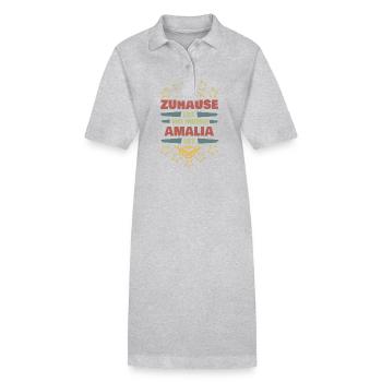 Partenaire de vie Amalia - Robe polo bio PAIGER Stanley/Stella Femme - noir - Devant