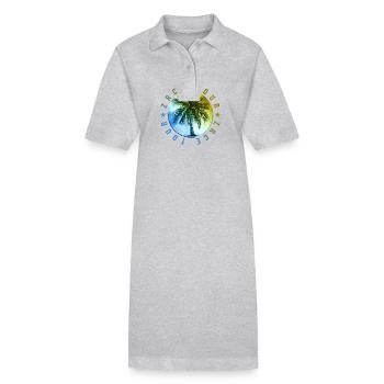 Vacances à Zrce Tour - Robe polo bio PAIGER Stanley/Stella Femme - noir - Devant