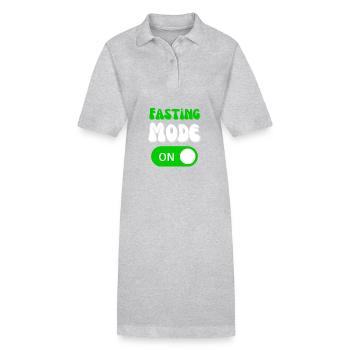 Intermittent Fasting Mode On Diet Keto Weight Loss - Stanley/Stella PAIGER Organic Women’s Polo Dress - black - Front
