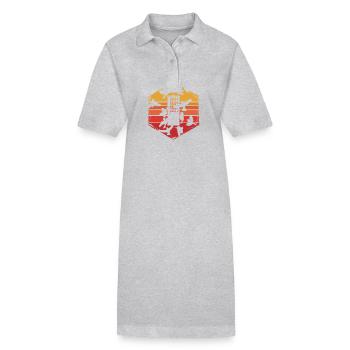 alimentation des oiseaux - Robe polo bio PAIGER Stanley/Stella Femme - noir - Devant