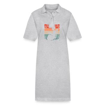 alimentation des oiseaux - Robe polo bio PAIGER Stanley/Stella Femme - noir - Devant