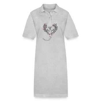 Osterhasen-Krankenschwester - Stanley/Stella Frauen Bio-Polokleid PAIGER - Schwarz - Vorne