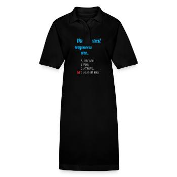 Mechanical Engineer - Stanley/Stella PAIGER Organic Women’s Polo Dress - black - Front