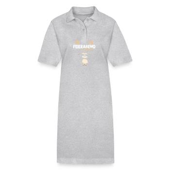 Sloth Frank - Stanley/Stella PAIGER Organic Women’s Polo Dress - black - Front