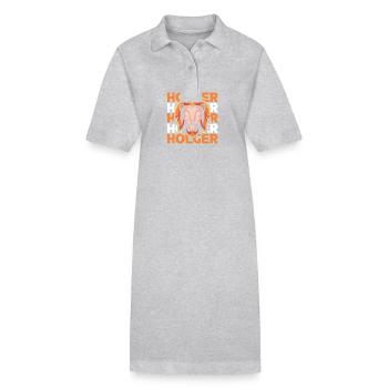 Leo Holger - Robe polo bio PAIGER Stanley/Stella Femme - noir - Devant