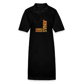 Jonas - Stanley/Stella Frauen Bio-Polokleid PAIGER - Schwarz - Vorne