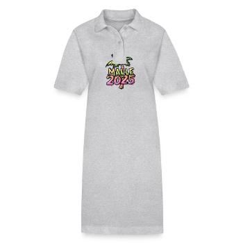 Malle 2025 Mallorca Palme - Stanley/Stella Frauen Bio-Polokleid PAIGER - Schwarz - Vorne
