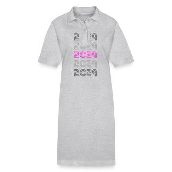 Retro 2029 - Stanley/Stella Frauen Bio-Polokleid PAIGER - Schwarz - Vorne