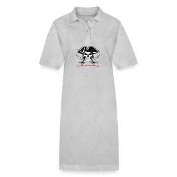 Crâne de pirate 07 2024 Plan de travail 3 - Robe polo bio PAIGER Stanley/Stella Femme - noir - Devant