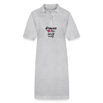 2028 Prinzessin Geburtstag - Stanley/Stella Frauen Bio-Polokleid PAIGER - Schwarz - Vorne