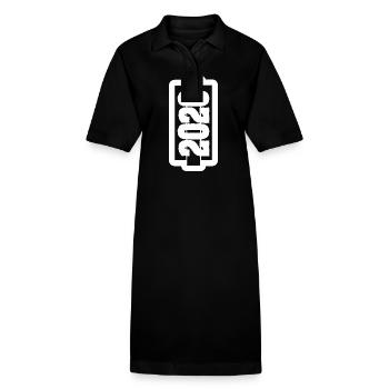 Year 2020 - Stanley/Stella PAIGER Organic Women’s Polo Dress - black - Front