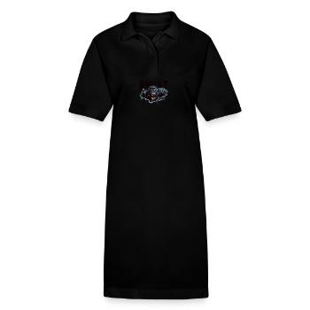 Gorilla Beast - Stanley/Stella PAIGER Organic Women’s Polo Dress - black - Front