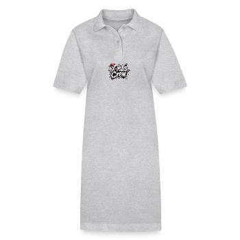 Équipage de Noël - Robe polo bio PAIGER Stanley/Stella Femme - noir - Devant