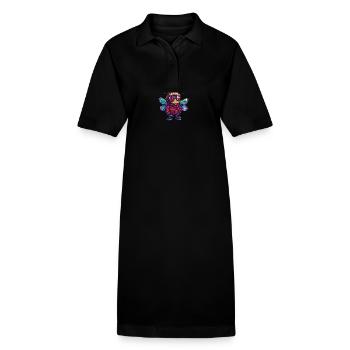 Libelle Winter - Stanley/Stella Frauen Bio-Polokleid PAIGER - Schwarz - Vorne