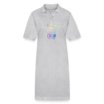 Italien Party Crew Spruch - Stanley/Stella Frauen Bio-Polokleid PAIGER - Schwarz - Vorne