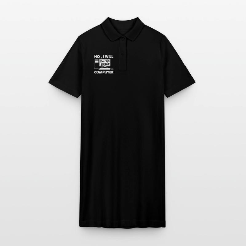 Programmer I Will Not Fix Your Computer Stanley/Stella PAIGER Organic Women’s Polo Dress
