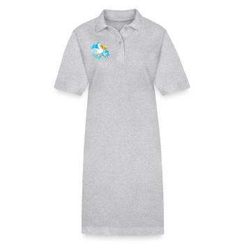 Funny Pelican - Stanley/Stella PAIGER Organic Women’s Polo Dress - black - Front