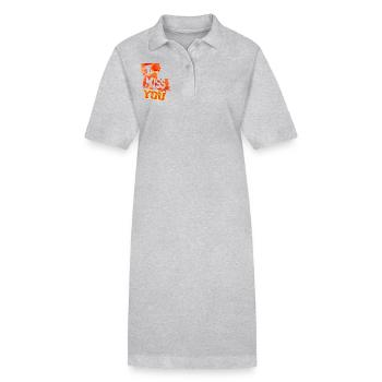 I Miss Louisiana - Stanley/Stella PAIGER Organic Women’s Polo Dress - black - Front
