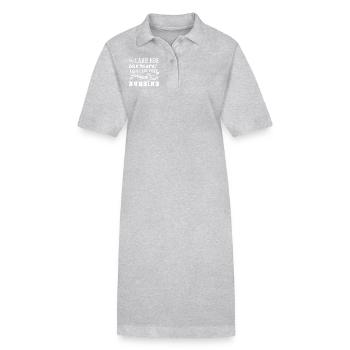 Nurse Care For Hundreds That's Nursing - Stanley/Stella PAIGER Organic Women’s Polo Dress - black - Front