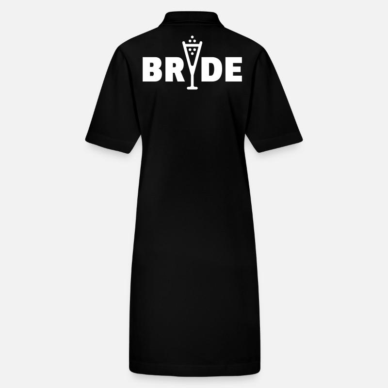 Bride Bubbly (Hen Night Bachelorette Party White) Stanley/Stella PAIGER Organic Women’s Polo Dress