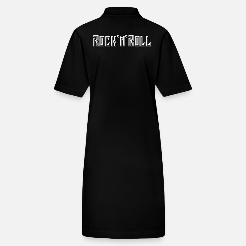 Rock ’n’ Roll Lettering (3D / NEG / 1C) Stanley/Stella PAIGER Organic Women’s Polo Dress