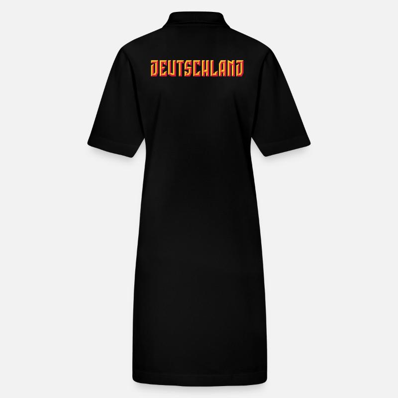 Deutschland Schriftzug (Relief / 3D / 2C) Stanley/Stella Frauen Bio-Polokleid PAIGER