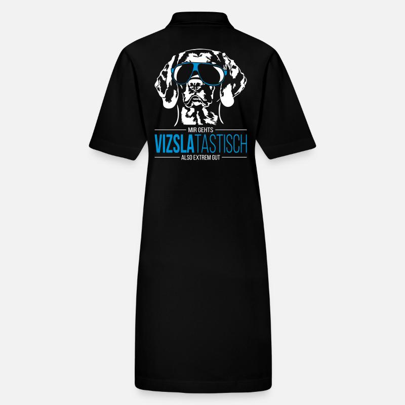 VIZSLATASTISCH Magyar Viszla Stanley/Stella Frauen Bio-Polokleid PAIGER