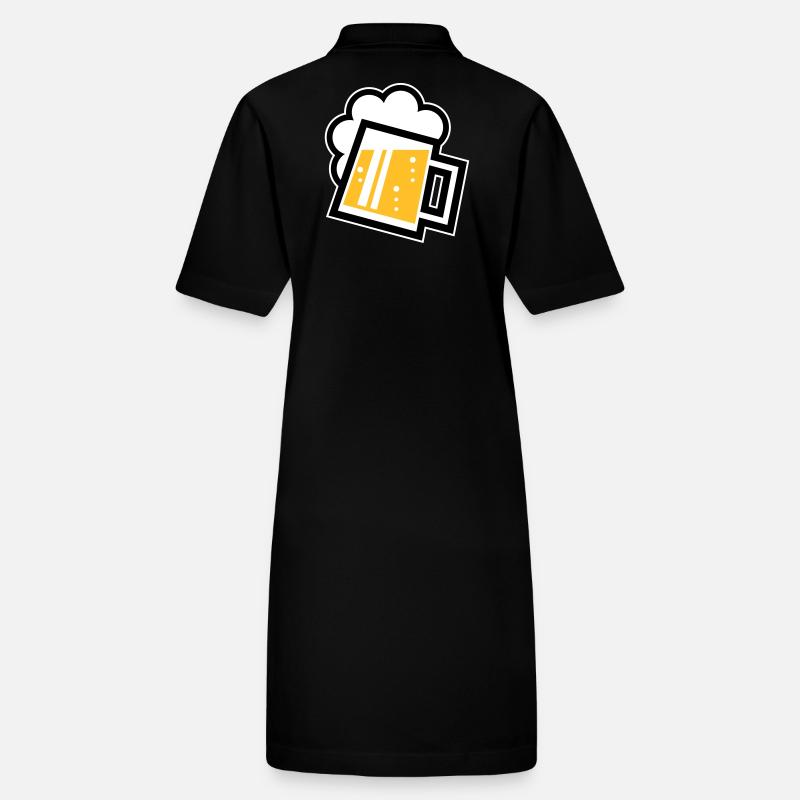 Bayrischer Bierkrug (Bier / Maßkrug / R / / / 3C) Stanley/Stella Frauen Bio-Polokleid PAIGER