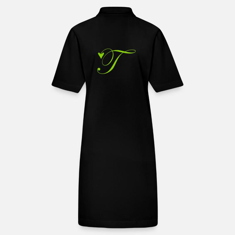 Monogram T Heart Vine Stanley/Stella PAIGER Organic Women’s Polo Dress