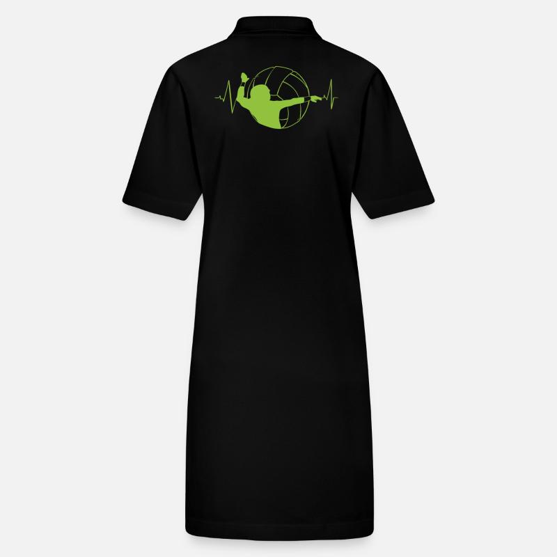 Volleyball Heartbeat Stanley/Stella PAIGER Organic Women’s Polo Dress