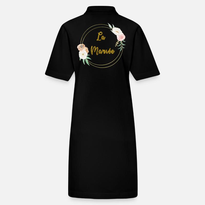 die Goldene Braut und Blumen Stanley/Stella Frauen Bio-Polokleid PAIGER