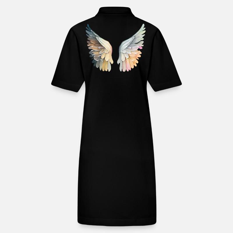 Ailes d'ange pastel artistic Robe polo bio PAIGER Stanley/Stella Femme