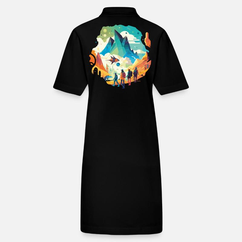 Voyage au centre de la Terre Robe polo bio PAIGER Stanley/Stella Femme