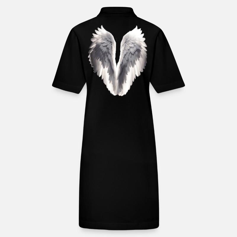 Angel wings Stanley/Stella PAIGER Organic Women’s Polo Dress