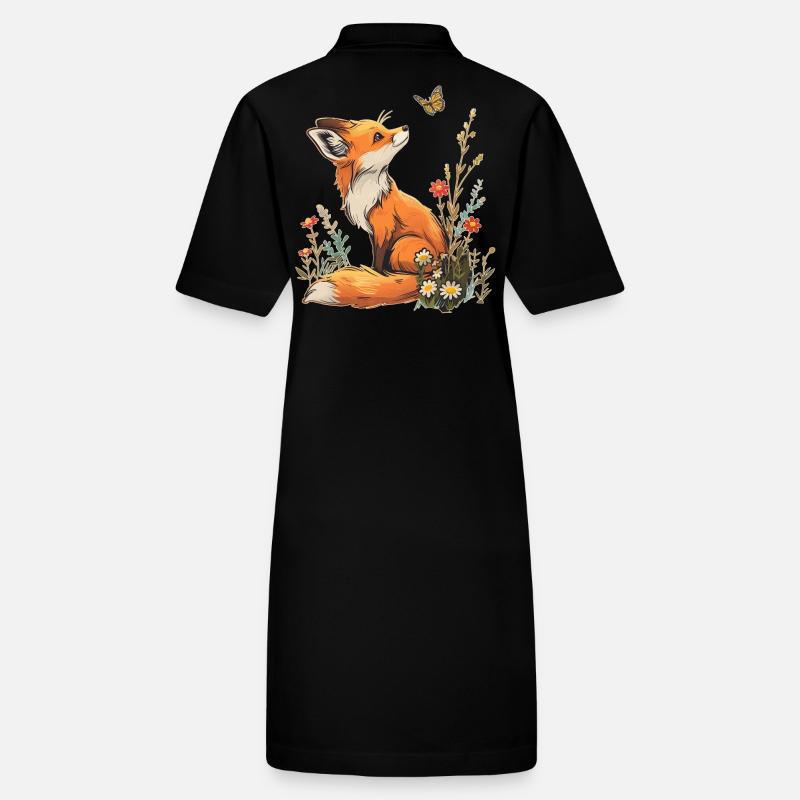 Renard et papillon Robe polo bio PAIGER Stanley/Stella Femme