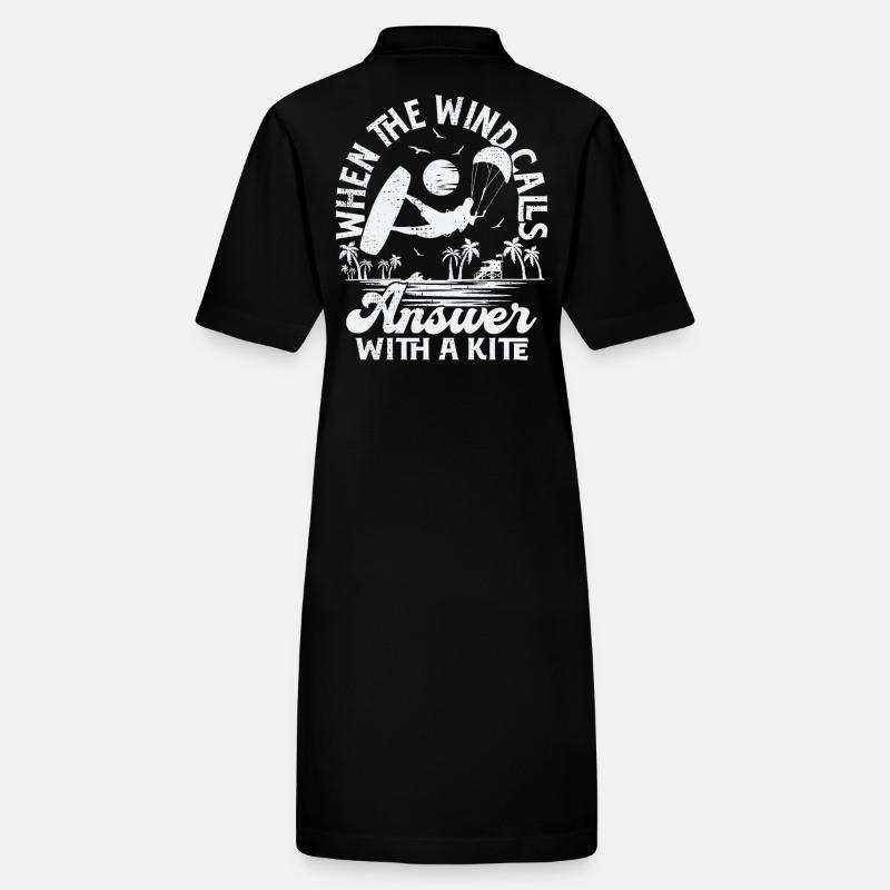 When the wind calls answer with a kite Stanley/Stella PAIGER Organic Women’s Polo Dress