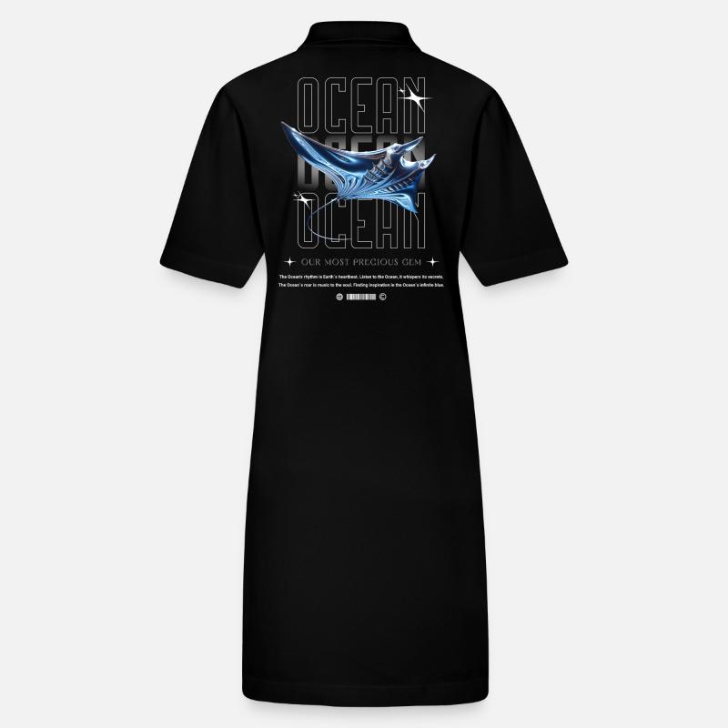 Ocean Manta Precious Treasure Stanley/Stella PAIGER Organic Women’s Polo Dress
