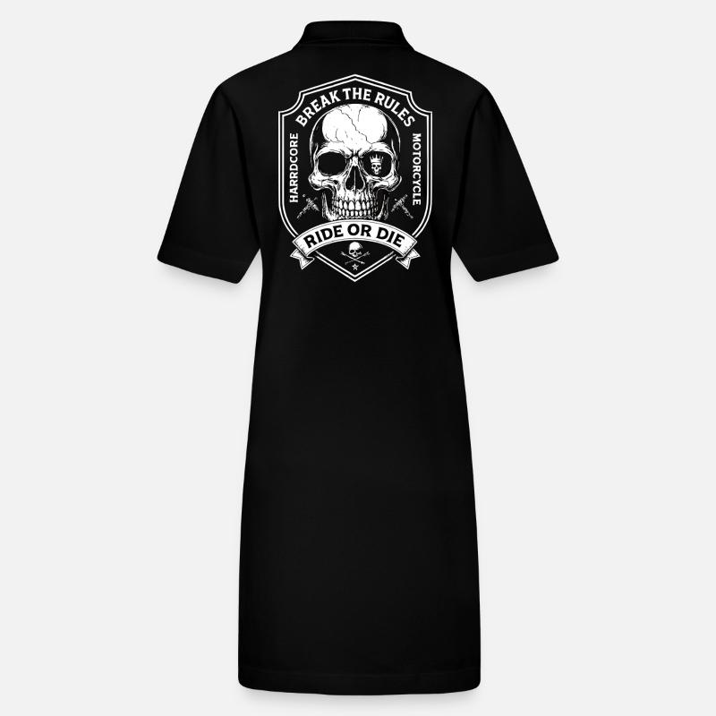 Motard Motard Chopper Briser les règles Robe polo bio PAIGER Stanley/Stella Femme