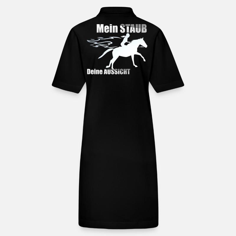 Cavalière au galop drôle Robe polo bio PAIGER Stanley/Stella Femme