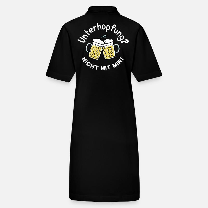 Unterhopfung Pas avec moi ! Dicton de bière originale Robe polo bio PAIGER Stanley/Stella Femme